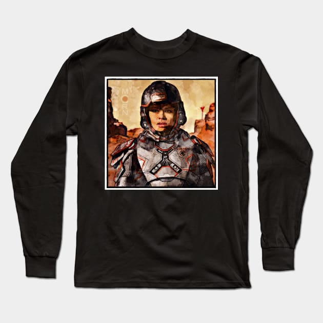 Bobbie on Mars Long Sleeve T-Shirt by OrionLodubyal